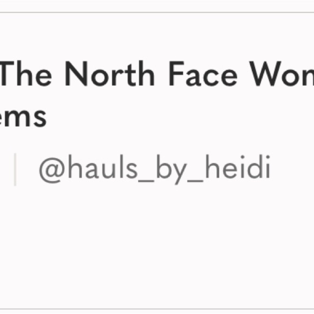 Cco for @hauls_by_heidi